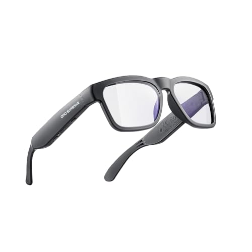 OhO sunshine Bluetooth Audio Sunglasses, Lightweight Open Ear Sport Glasses, 10H Playtime, UV400 ANSI Z87.1, Water Resistant with Voice Control